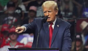 O candidato à Presidência dos Estados Unidos Donald Trump