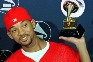 Will Smith durante o Grammy de 1998