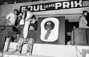 Black Rio. Registro em preto e branco de um baile da Soul Grand Prix