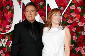 Bruce Springsteen e Patti Scialfa em evento em 2018