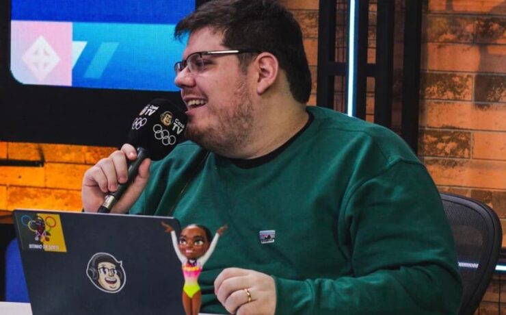 Casimiro comemorou resultado da Olimpíada (Reprodução/Instagram)