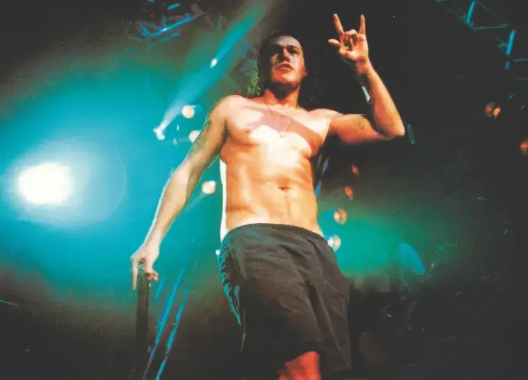 Chorão, vocalista do Charlie Brown