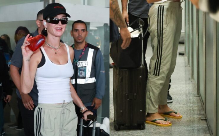 Katy Perry chega no Brasil