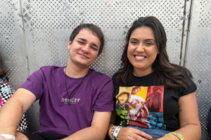 Fãs foram para a grade para ver Ed Sheeran (Bruna Calazans/Billboard Brasil)