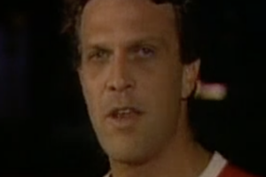 Bial em ação no Rock in Rio 1991 (Reprodução/Globo)