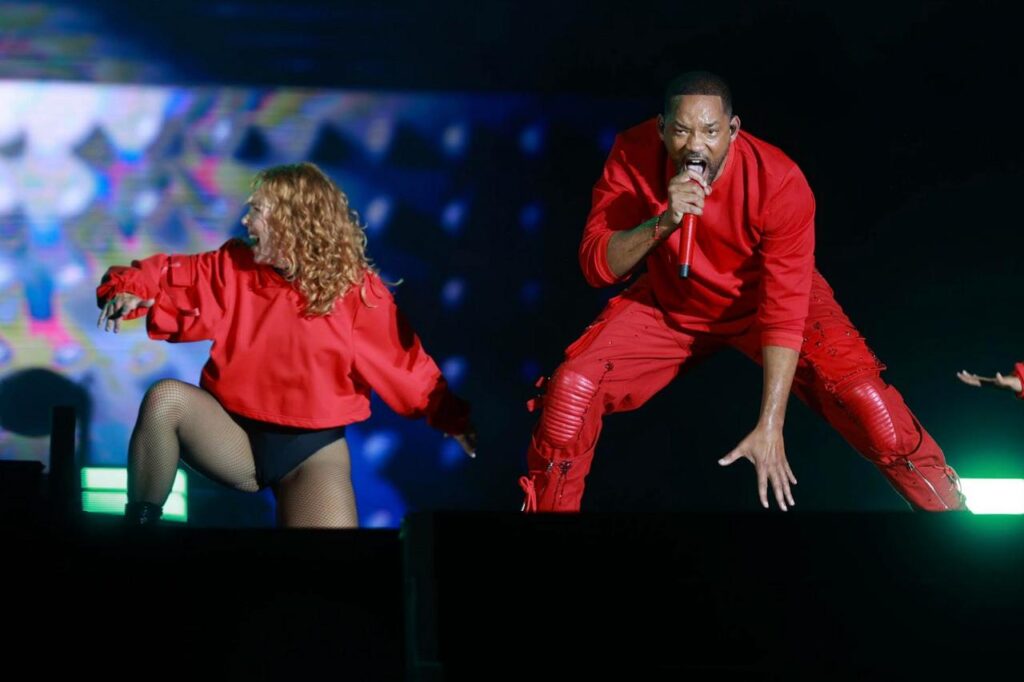 Will Smith encarna 'Um Maluco no Pedaço': como foi passagem pelo Brasil 1 O cantor Will Smith no Rock in Rio