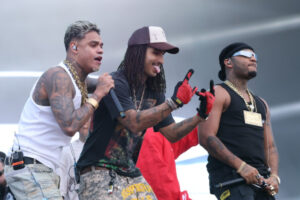 Cabelinho, Matuê e Orochi no Dia Brasil do Rock in Rio (Daniel Pinheiro/Brasil News)