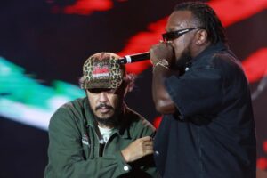 Marcelo D2 em ação no Rock in Rio (Roberto Filho/Brazil News)