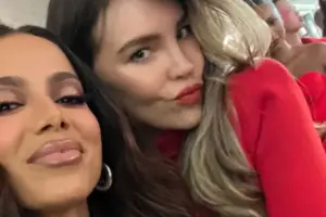 As cantoras Anitta e Belinda