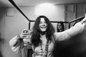 A cantora Janis Joplin, morta em 1970