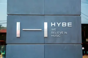 Sede da HYBE em Seul, na Coreia do Sul