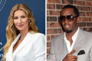 A modelo Gisele Bündchen e P Diddy