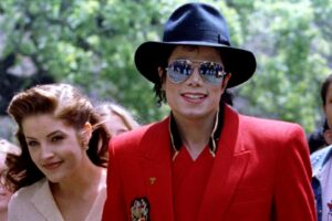 Lisa Marie Presley e Michael Jackson em 1995