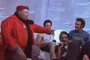 João Gordo e a banda Los Hermanos