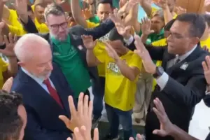 O presidente Lula e evangelicos