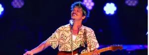 Bruno Mars durante show no MorumBIS (Manuela Scarpa/Brazil News)