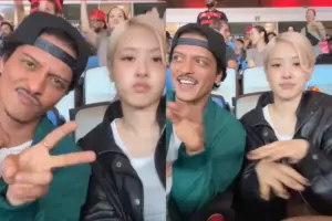Bruno Mars e Rosé, do BLACKPINK