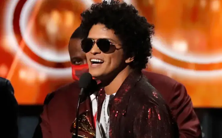 O cantor Bruno Mars