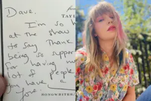Carta de Taylor a Dave Portnoy