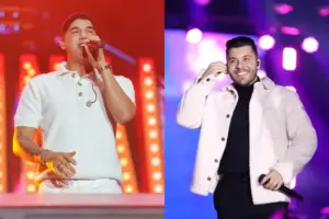 Os cantores Zé Vaqueiro e Murilo Huff