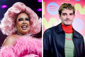 Os cantores Gloria Groove e Jão