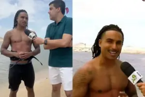 Matuê em entrevista ao Globo Esporte