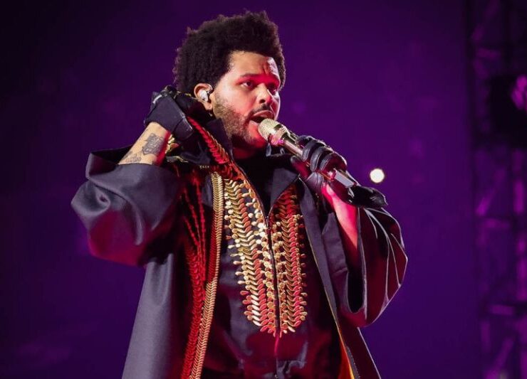 O cantor The Weeknd