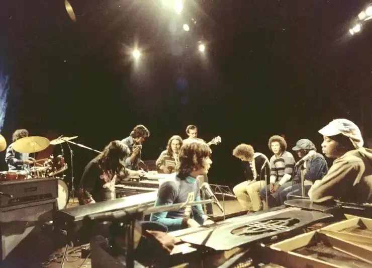 Milton Nascimento e os integrantes do Clube da Esquina (Mario Luiz Thompson)