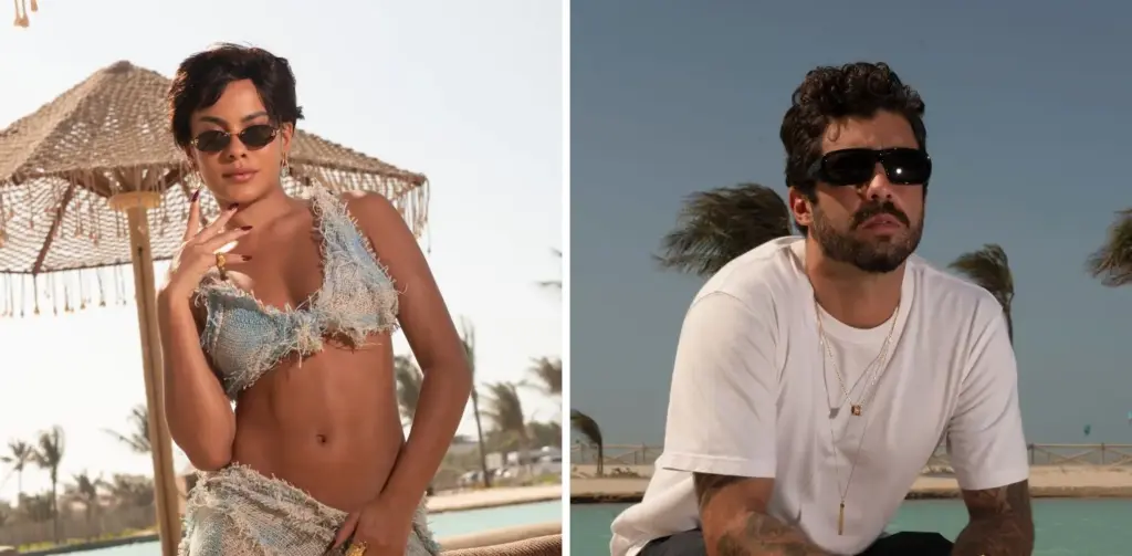 Bella Campos e Pedro Scooby comandam o Corona Luau MTV (Cleiby Trevisan/Paramount)