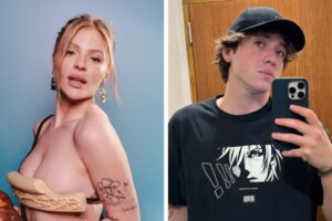 Os cantores Luísa Sonza e Paulo Londra