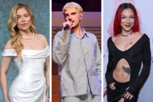 Os cantores Luísa Sonza, Jão e Priscilla