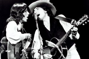 Joan Baez e Bob Dylan em 1970