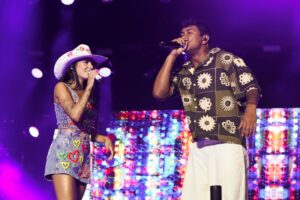 A boiadeira Ana Castela divide o palco com o flow do rapper Xamã Crédito Renata Monteiro_Brazil News