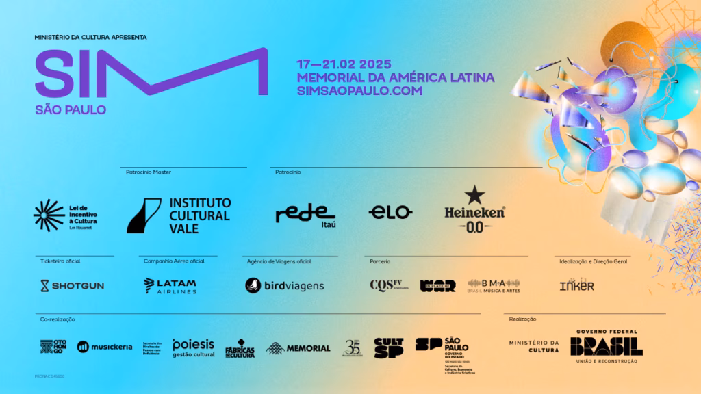 SIM São Paulo 2025 anuncia programação completa 1 SIM São Paulo 2025
