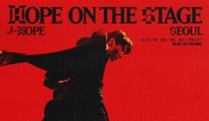 Pôster da turnê 'HOPE ON THE STAGE' de J-Hope, do BTS