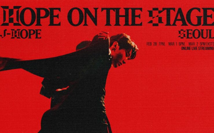 Pôster da turnê 'HOPE ON THE STAGE' de J-Hope, do BTS