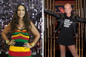 As cantoras Ivete Sangalo e Xuxa