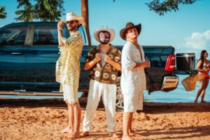 O cantor Luan Pereira e o duo Countrybeat