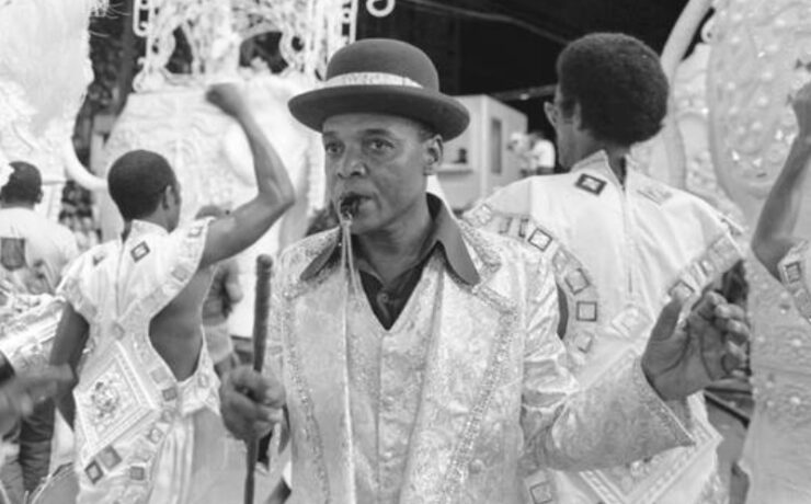 Mestre André é o inventor das paradinhas das baterias de escola de samba (reprodução redes sociais)