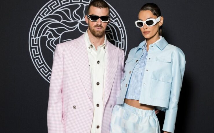 O cantor Drew Taggart e sua noiva Mari Fonseca