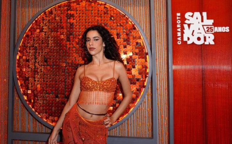 Marina Sena agitou o público no Camarote Salvador ( Caio e Thiago Duran/Brazil News)