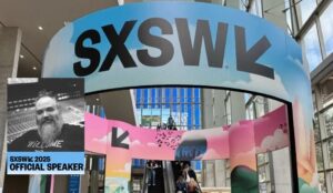 Felipe Vassão no SXSW (montagem redes sociais)