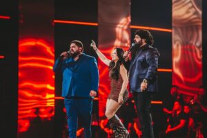 César Menotti e Fabiano, e Mari Fernandez