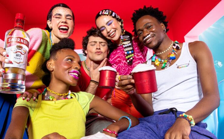 Estande Smirnoff no Lollapalooza 2025