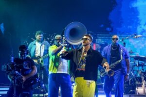 Justin Timberlake no Lollapalooza 2025, em São Paulo (Sidiney Lopes/Billboard Brasil)