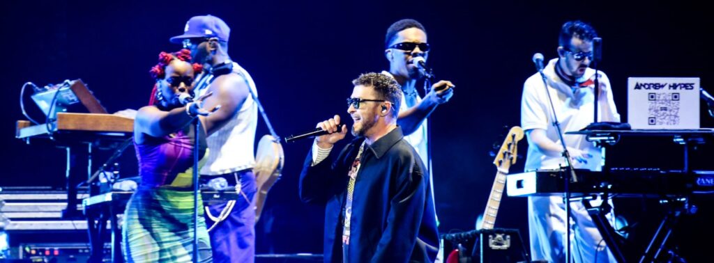 Justin Timberlake no Lollapalooza 2025 (Sidnei Lopes @observadordaimagem)