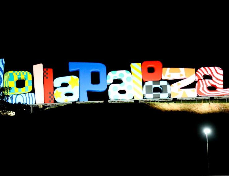 Letreiro no Lollapalooza 2025 (Sidnei Lopes/@observadordaimagem)