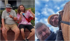 Vitor Kley com o pai, Ivan