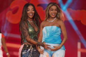 Ludmilla, Brunna Gonçalves e Zuri no Numanice, em Miami (Steff Lima/Divulgação)