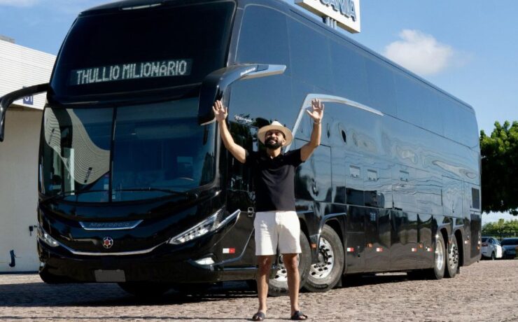 O cantor Thullio Milionário